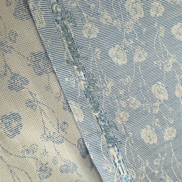 Robert Graham Woven Button Front Long Sleeve Shirt ABBOTT KINNEY Light Blue  M - Picture 9 of 10